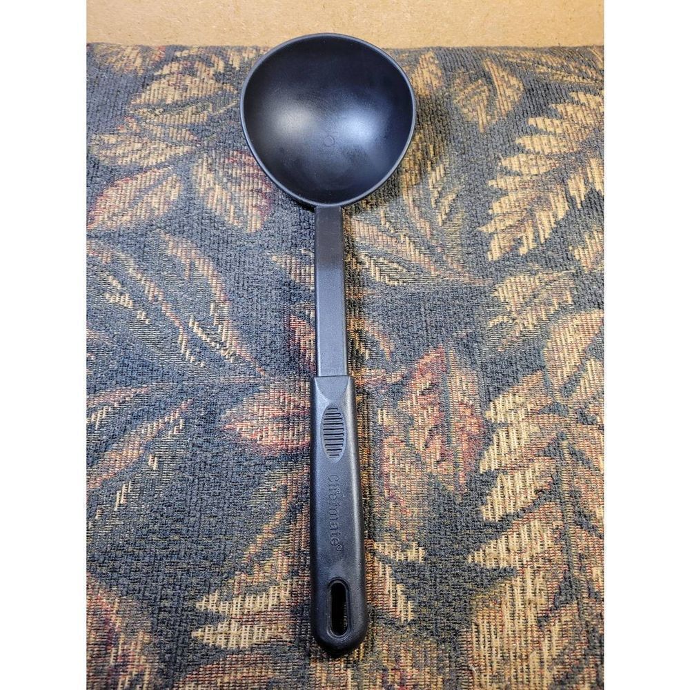Chefmate Black Ladle 